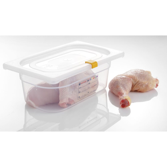 Hendi Farbcodierungsclips für HACCP-Aufbewahrungsbehälter, Gelb, 12 Stk 2 Hendi Farbcodierungsclips für HACCP-Aufbewahrungsbehälter, Gelb, 12 Stk