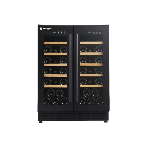 Weinkühlschrank, Zweikammer, 40 Flaschen, 595x575x820 mm (BxTxH) Weinkühlschrank, Zweikammer, 40 Flaschen, 595x575x820 mm (BxTxH)