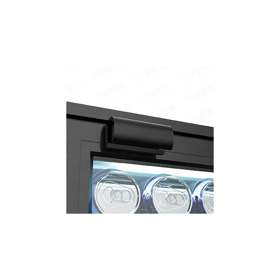 Bar Display Cooler, eine Flügeltür, 600x530x835 mm (BxTxH), schwarz 5 Bar Display Cooler, eine Flügeltür, 600x530x835 mm (BxTxH), schwarz
