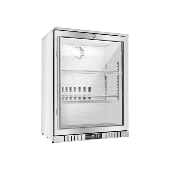 Bar Display Cooler, eine Flügeltür, 600x530x835 mm (BxTxH), Edelstahl Bar Display Cooler, eine Flügeltür, 600x530x835 mm (BxTxH), Edelstahl