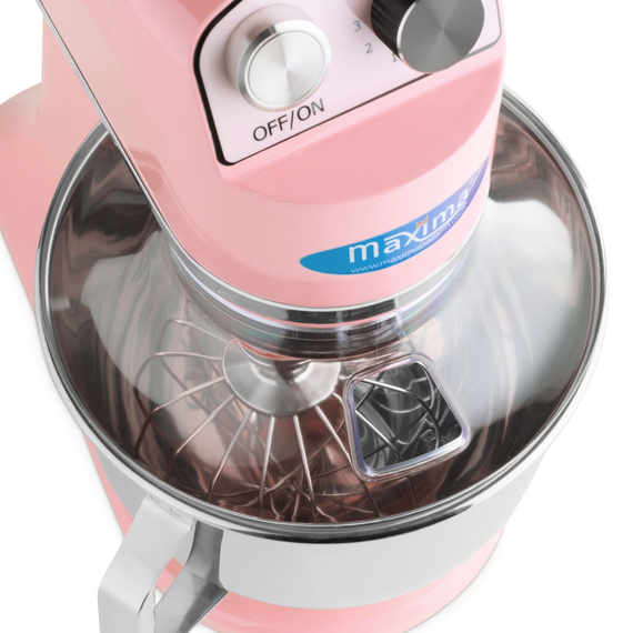 Maxima Gastro Planetenmischer - 7 l - Bis zu 2 kg Teig - Pink 8 Maxima Gastro Planetenmischer - 7 l - Bis zu 2 kg Teig - Pink