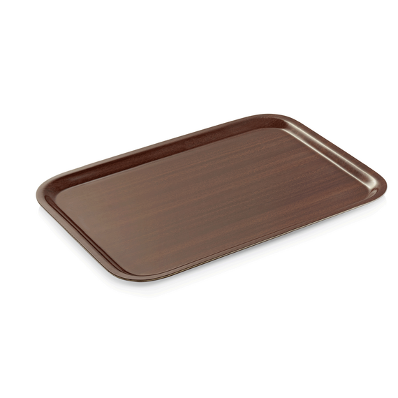 Essentials Tablett TRAY 90, 60 x 45 cm, non slip, MDF Holzoptik Essentials Tablett TRAY 90, 60 x 45 cm, non slip, MDF Holzoptik