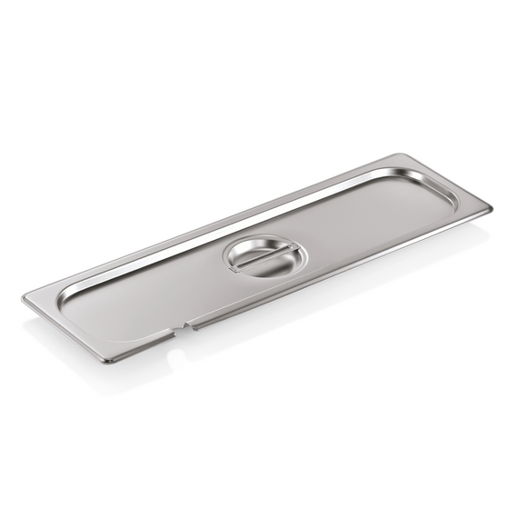 Was Germany GN Deckel GN SELECT 2/4, mit Löffelaussparung, Chromnickelstahl 18/8 Was Germany GN Deckel GN SELECT 2/4, mit Löffelaussparung, Chromnickelstahl 18/8