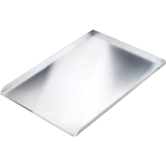 3-Rand-Backblech aus Aluminium, Bäckernorm 600x400 mm 3-Rand-Backblech aus Aluminium, Bäckernorm 600x400 mm