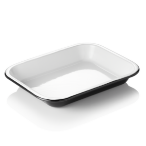 Grace Schale, 28 x 23 x 4,5 cm, 1,9 ltr., Emaille