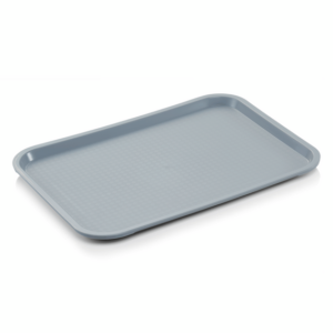 Was Germany Tablett FAST FOOD, 41,5 x 31 x 2 cm, lichtgrau, Polypropylen