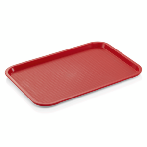 Was Germany Tablett FAST FOOD, 45,5 x 35,5 x 2 cm, rot, Polypropylen
