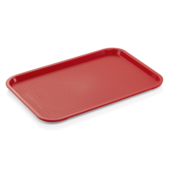 Was Germany Tablett FAST FOOD, 45,5 x 35,5 x 2 cm, rot, Polypropylen Was Germany Tablett FAST FOOD, 45,5 x 35,5 x 2 cm, rot, Polypropylen