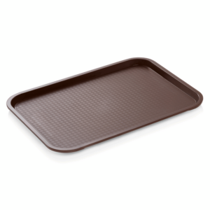 Was Germany Tablett FAST FOOD, 41,5 x 31 x 2 cm, braun, Polypropylen
