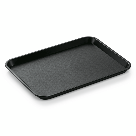 Was Germany Tablett FAST FOOD GN 1/2, 32,5 x 26,5 x 2 cm, schwarz, Polypropylen Was Germany Tablett FAST FOOD GN 1/2, 32,5 x 26,5 x 2 cm, schwarz, Polypropylen
