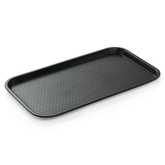 Was Germany Tablett FAST FOOD GN 1/1, 53 x 32,5 x 2 cm, schwarz, Polypropylen Was Germany Tablett FAST FOOD GN 1/1, 53 x 32,5 x 2 cm, schwarz, Polypropylen