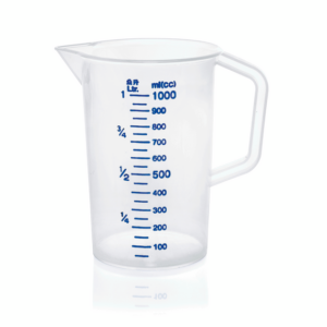 Was Germany Messbecher, Ø 9 cm, 0,5 ltr., mit 50 ml Skalierung, Polypropylen