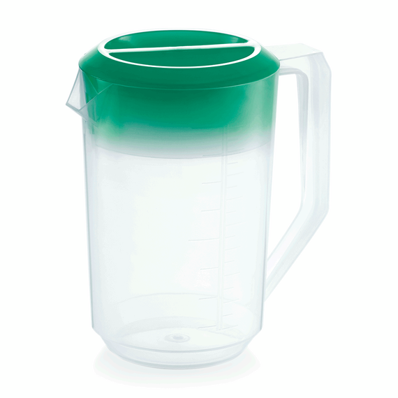 Essentials Kanne mit grünem Deckel, 1,8 ltr., Skalierung 100 ml, Polypropylen Essentials Kanne mit grünem Deckel, 1,8 ltr., Skalierung 100 ml, Polypropylen