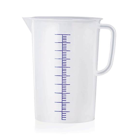 Was Germany Messbecher, Ø 16,2 cm, 3 ltr., mit 100 ml Skalierung, Polypropylen Was Germany Messbecher, Ø 16,2 cm, 3 ltr., mit 100 ml Skalierung, Polypropylen