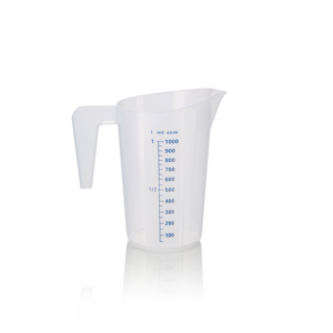 Was Germany Messbecher, Ø 13 cm, 1 ltr., mit 50 ml Skalierung, Polypropylen
