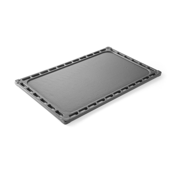 Hendi Gusseisen-Grillplatte, GN 1/1, 325x530mm 2 Hendi Gusseisen-Grillplatte, GN 1/1, 325x530mm