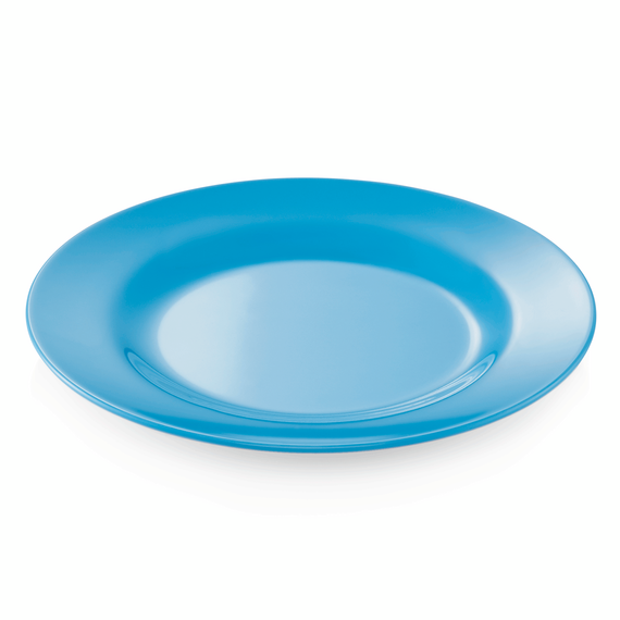 Essentials Teller Set, flach, Ø 20 cm, blau, Set á 12 Stück, Melamin Essentials Teller Set, flach, Ø 20 cm, blau, Set á 12 Stück, Melamin