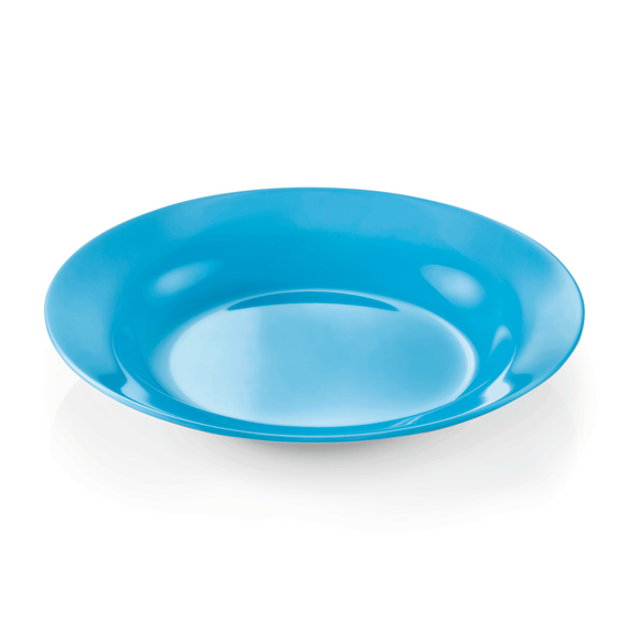Essentials Teller Set, tief, Ø 20 cm, blau, Set á 12 Stück, Melamin Essentials Teller Set, tief, Ø 20 cm, blau, Set á 12 Stück, Melamin