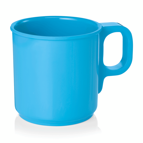 Essentials Becher Set, 250 ml, blau, Set á 12 Stück, Melamin Essentials Becher Set, 250 ml, blau, Set á 12 Stück, Melamin