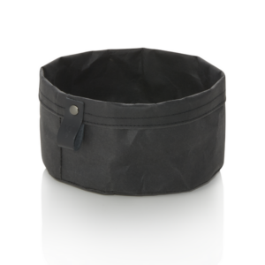 Was Germany Brottasche CRAFT & CRUMBLE, Ø 17 cm, Höhe 11 cm, schwarz, Kraft Paper