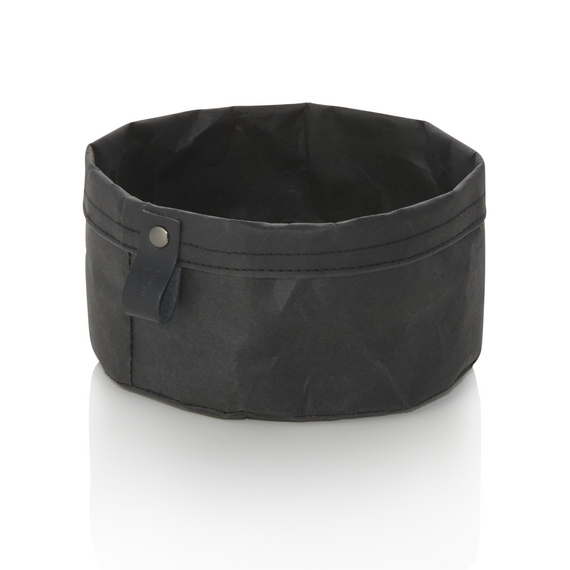 Was Germany Brottasche CRAFT & CRUMBLE, Ø 17 cm, Höhe 11 cm, schwarz, Kraft Paper Was Germany Brottasche CRAFT & CRUMBLE, Ø 17 cm, Höhe 11 cm, schwarz, Kraft Paper