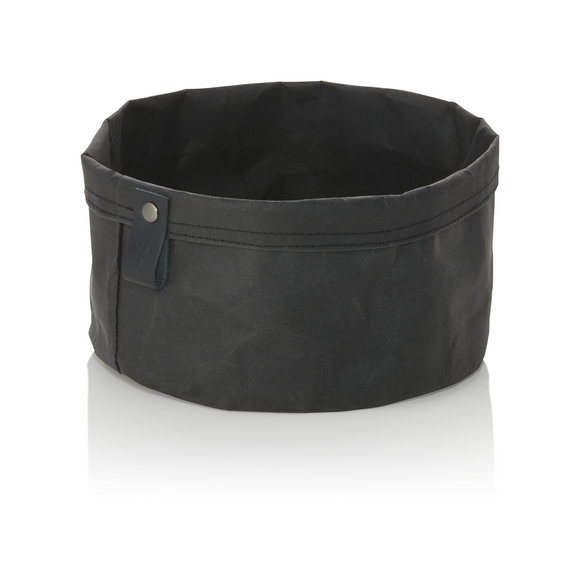 Was Germany Brottasche CRAFT & CRUMBLE, Ø 20 cm, Höhe 13 cm, schwarz, Kraft Paper Was Germany Brottasche CRAFT & CRUMBLE, Ø 20 cm, Höhe 13 cm, schwarz, Kraft Paper