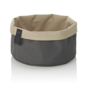 Was Germany Brottasche FLIP TETRON, Ø 20 cm, Höhe 13 cm, light grey/light khaki, Tetron