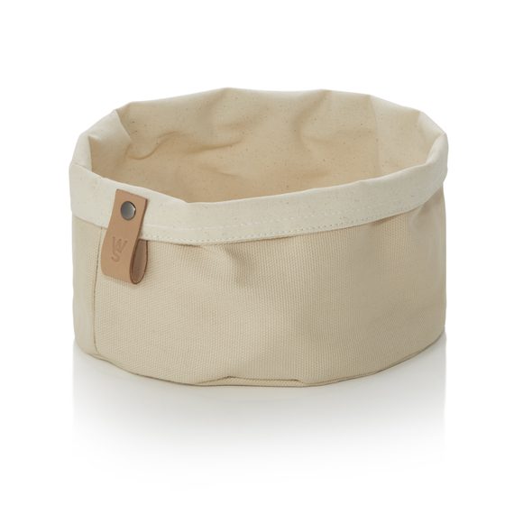 Was Germany Brottasche FLIP COTTON, Ø 20 cm, Höhe 12 cm, cream, Canvas Was Germany Brottasche FLIP COTTON, Ø 20 cm, Höhe 12 cm, cream, Canvas