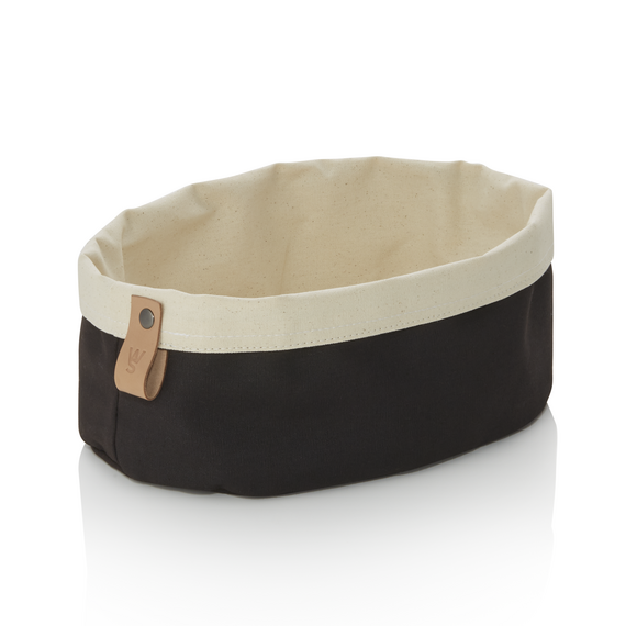 Was Germany Brottasche FLIP COTTON, 25 x 18 x 12 cm, schwarz/cream, Canvas Was Germany Brottasche FLIP COTTON, 25 x 18 x 12 cm, schwarz/cream, Canvas