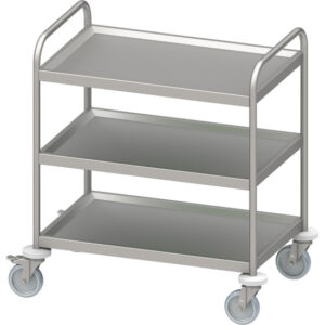 Stalgast Servierwagen "PRO" mit drei Böden, 800x500 mm, verschweißt