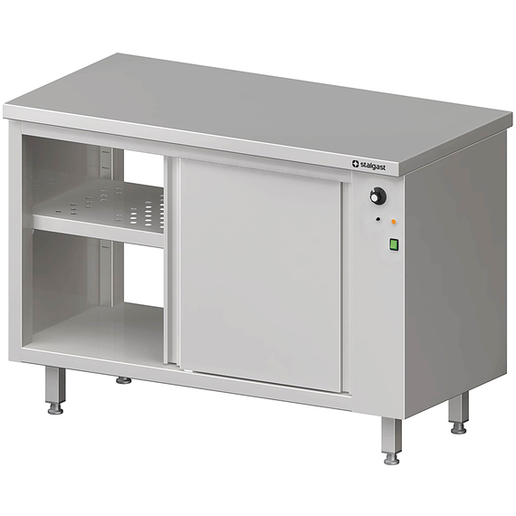 Stalgast Edelstahl Durchreiche-Wärmeschrank mit Schiebetüren 1600x700x850 mm Stalgast Edelstahl Durchreiche-Wärmeschrank mit Schiebetüren 1600x700x850 mm