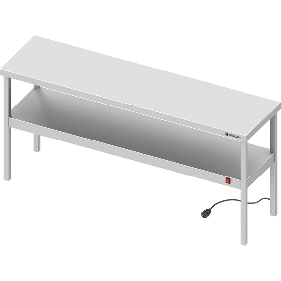 Stalgast Edelstahl Wärmebrücke 2-etagig 1100x300x700 mm mit Keramik-Infrarot-Strahlern Stalgast Edelstahl Wärmebrücke 2-etagig 1100x300x700 mm mit Keramik-Infrarot-Strahlern