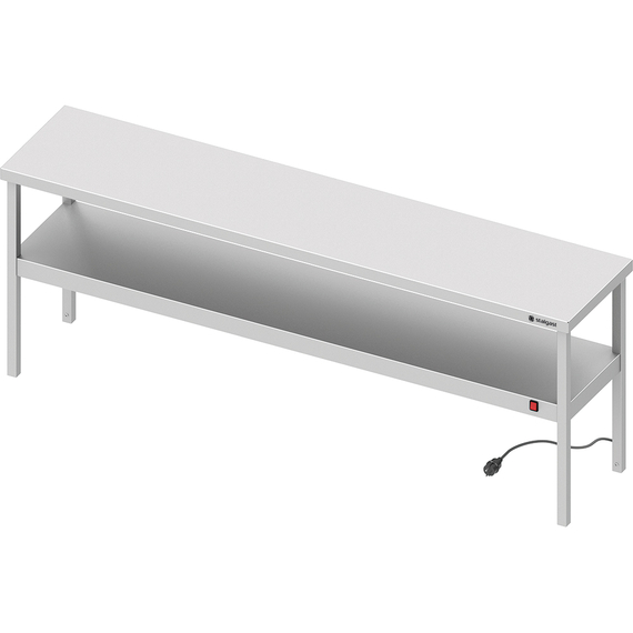 Stalgast Edelstahl Wärmebrücke 2-etagig 1600x400x700 mm mit Keramik-Infrarot-Strahlern Stalgast Edelstahl Wärmebrücke 2-etagig 1600x400x700 mm mit Keramik-Infrarot-Strahlern