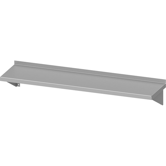 Stalgast Edelstahl Wandbord ECO mit Konsolen 1200x300x170 mm, Selbstmontage Stalgast Edelstahl Wandbord ECO mit Konsolen 1200x300x170 mm, Selbstmontage
