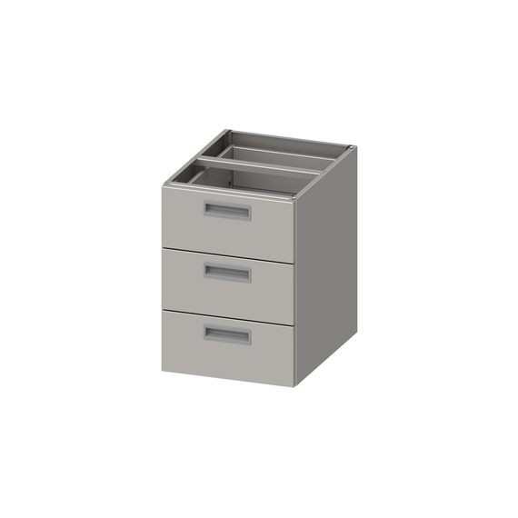 Stalgast Edelstahl Einbau-Schubladenblock ECO 386x590x540 mm mit drei Schubladen, Selbstmontage Stalgast Edelstahl Einbau-Schubladenblock ECO 386x590x540 mm mit drei Schubladen, Selbstmontage