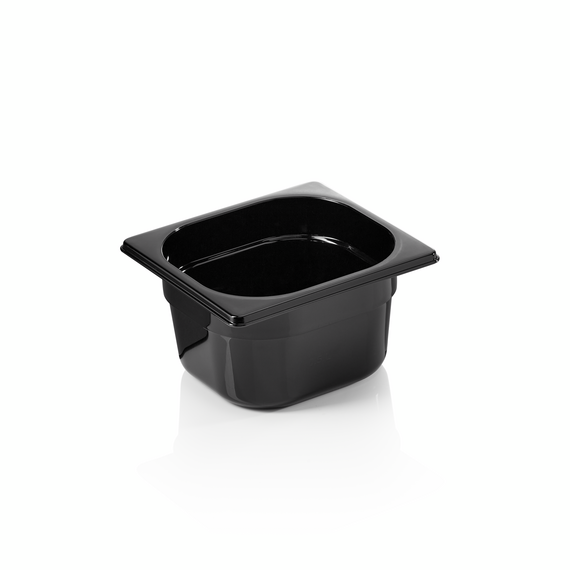 Was Germany GN Behälter GN 96 BLACK 1/6-100 mm, schwarz, Polycarbonat Was Germany GN Behälter GN 96 BLACK 1/6-100 mm, schwarz, Polycarbonat