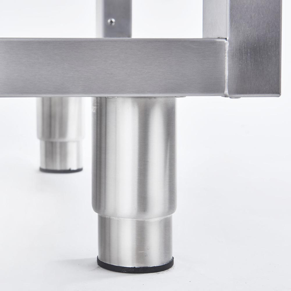 Edelstahl Unterbau mit Grund und Zwischenboden, B. 400 mm, Serie 700 ND 1 Edelstahl Unterbau mit Grund und Zwischenboden, B. 400 mm, Serie 700 ND