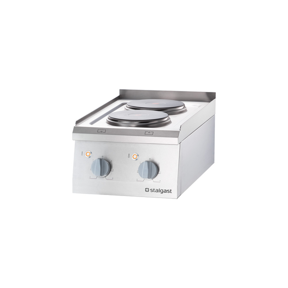 Stalgast Edelstahl Elektro-Kochfeld als Tischgerät mit 2 Herdplatten, Serie 700 ND Stalgast Edelstahl Elektro-Kochfeld als Tischgerät mit 2 Herdplatten, Serie 700 ND