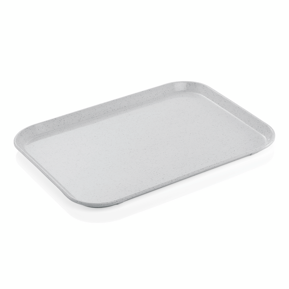 Was Germany Tablett TRAY 97, 45,5 x 35,5 cm, hellgrau, Polyesterfaserstoff Was Germany Tablett TRAY 97, 45,5 x 35,5 cm, hellgrau, Polyesterfaserstoff