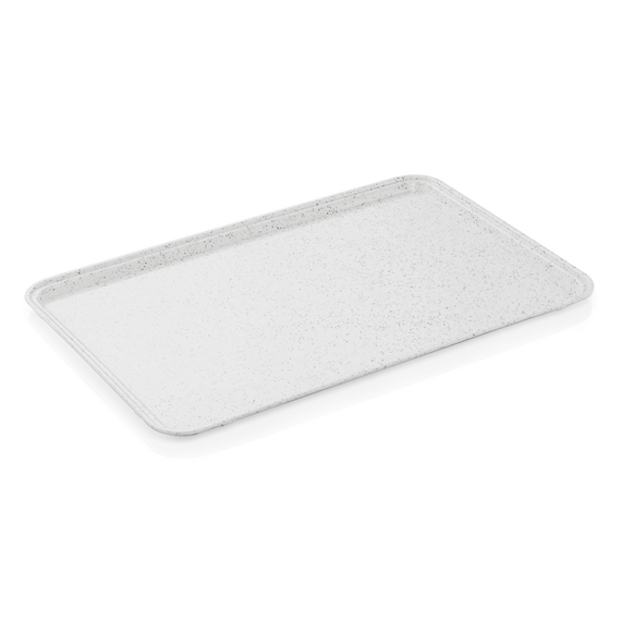 Was Germany EN Tablett TRAY 97, 53 x 37 cm, hellgrau, Polyesterfaserstoff Was Germany EN Tablett TRAY 97, 53 x 37 cm, hellgrau, Polyesterfaserstoff