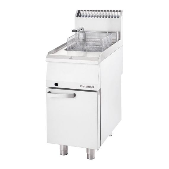 Stalgast Edelstahl Gas-Fritteuse, 17 Liter Einzelbecken, Serie 700 ND Stalgast Edelstahl Gas-Fritteuse, 17 Liter Einzelbecken, Serie 700 ND