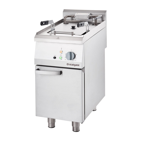 Stalgast Edelstahl Elektro-Fritteuse, 15 Liter Einzelbecken, Serie 700 ND Stalgast Edelstahl Elektro-Fritteuse, 15 Liter Einzelbecken, Serie 700 ND
