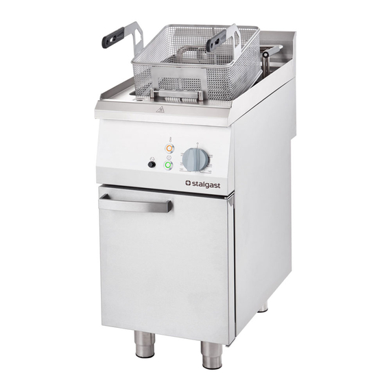 Stalgast Edelstahl Elektro-Fritteuse, 15 Liter Einzelbecken, Serie 700 ND 1 Stalgast Edelstahl Elektro-Fritteuse, 15 Liter Einzelbecken, Serie 700 ND