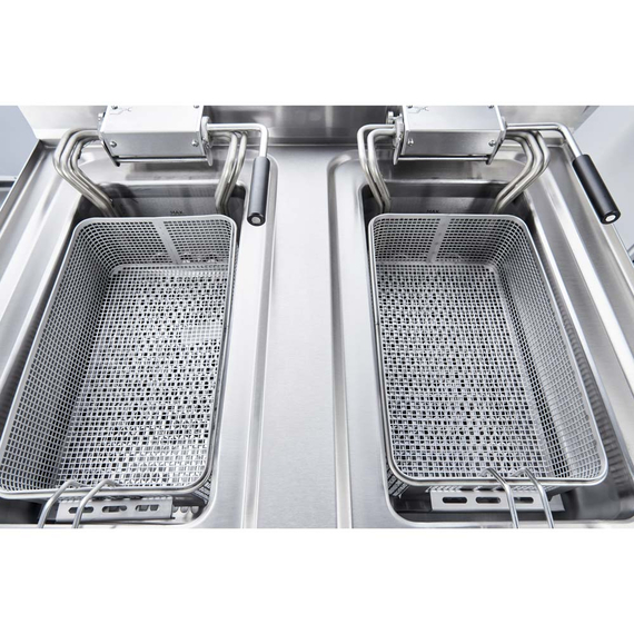 Stalgast Elektro-Fritteuse als Tischgerät Serie 700 ND, Doppel-Fritteuse, 800x700x250 mm (BxTxH) 4 Stalgast Elektro-Fritteuse als Tischgerät Serie 700 ND, Doppel-Fritteuse, 800x700x250 mm (BxTxH)