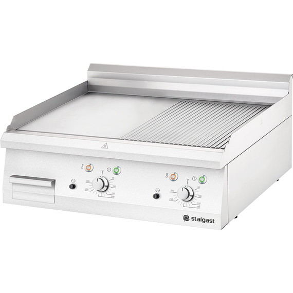 Gas-Griddleplatte als Tischgerät, Serie 700 ND - ½ glatt / ½ gerillt 800x700x250 mm Gas-Griddleplatte als Tischgerät, Serie 700 ND - ½ glatt / ½ gerillt 800x700x250 mm