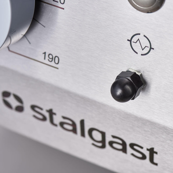 Stalgast Edelstahl Elektro-Griddleplatte als Tischgerät, 800x700 mm, ½ glatte/½ gerillte Grillfläche, Serie 700 ND 6 Stalgast Edelstahl Elektro-Griddleplatte als Tischgerät, 800x700 mm, ½ glatte/½ gerillte Grillfläche, Serie 700 ND