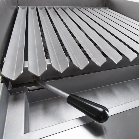 Stalgast Gas-Lavastein-Grill als Standgerät, Serie 700 ND mit V-Rost, 400x700x850 mm 3 Stalgast Gas-Lavastein-Grill als Standgerät, Serie 700 ND mit V-Rost, 400x700x850 mm