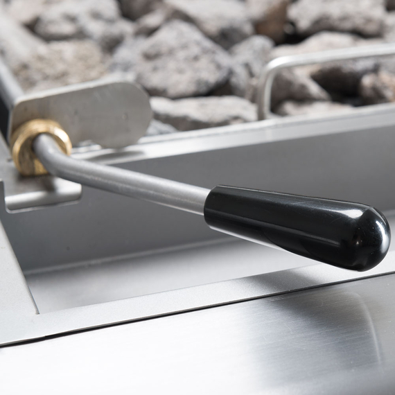 Stalgast Gas-Lavastein-Grill als Standgerät, Serie 700 ND mit V-Rost, 400x700x850 mm 1 Stalgast Gas-Lavastein-Grill als Standgerät, Serie 700 ND mit V-Rost, 400x700x850 mm