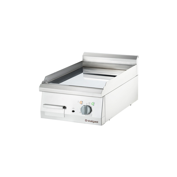 Stalgast verchromte Elektro-Griddleplatte als Tischgerät, 400x700 mm, glatte Grillfläche, Serie 700 ND Stalgast verchromte Elektro-Griddleplatte als Tischgerät, 400x700 mm, glatte Grillfläche, Serie 700 ND