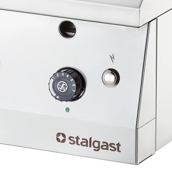 Stalgast Gas-Griddleplatte glatt, verchromt, Tischgerät, Serie 700 ND, 400x700x250 mm (BxTxH) 1 Stalgast Gas-Griddleplatte glatt, verchromt, Tischgerät, Serie 700 ND, 400x700x250 mm (BxTxH)